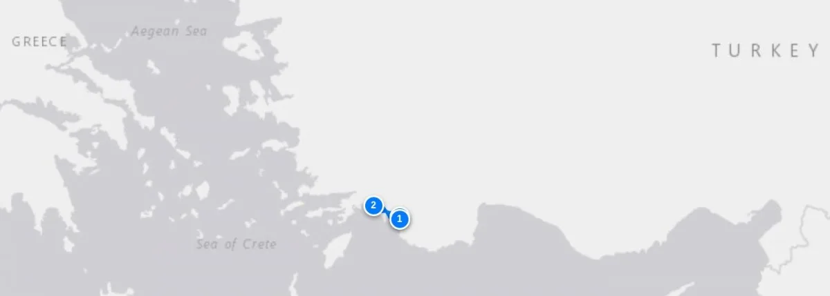 Yacht Charter And Fethiye route map